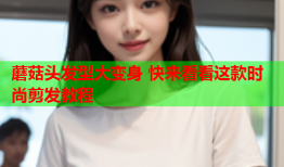蘑菇头发型大变身 快来看看这款时尚剪发教程