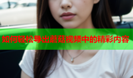 如何轻松导出蘑菇视频中的精彩内容