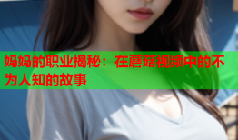 妈妈的职业揭秘：在蘑菇视频中的不为人知的故事