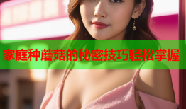 家庭种蘑菇的秘密技巧轻松掌握