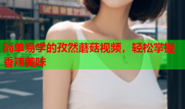 简单易学的孜然蘑菇视频，轻松掌握香辣美味