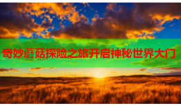 奇妙蘑菇探险之旅开启神秘世界大门