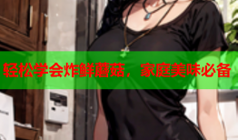 轻松学会炸鲜蘑菇，家庭美味必备