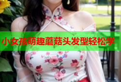 小女孩萌趣蘑菇头发型轻松学