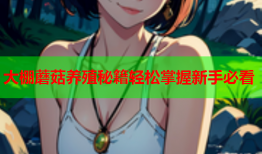 大棚蘑菇养殖秘籍轻松掌握新手必看