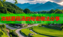 浓郁蘑菇汤的秘密做法分享
