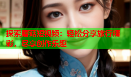 探索蘑菇短视频：轻松分享旅行精彩，尽享创作乐趣