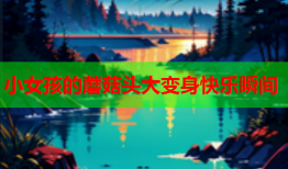 小女孩的蘑菇头大变身快乐瞬间