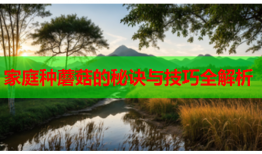 家庭种蘑菇的秘诀与技巧全解析