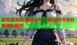 探索蘑菇短视频APP：轻松创作与分享精彩瞬间