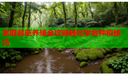 家庭蘑菇养殖全攻略轻松学会种植技巧