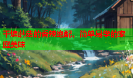 干煸蘑菇的香辣绝配，简单易学的家庭美味