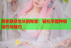 探索蘑菇生长的秘密：轻松掌握种植技巧与技巧