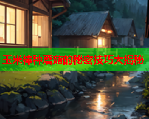 玉米棒种蘑菇的秘密技巧大揭秘