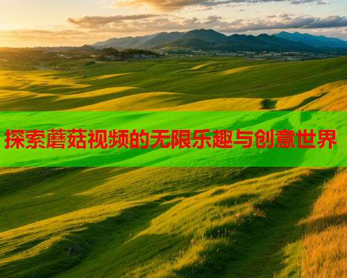 探索蘑菇视频的无限乐趣与创意世界