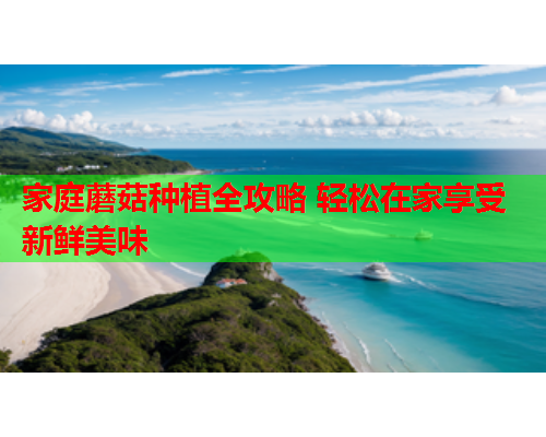 家庭蘑菇种植全攻略 轻松在家享受新鲜美味