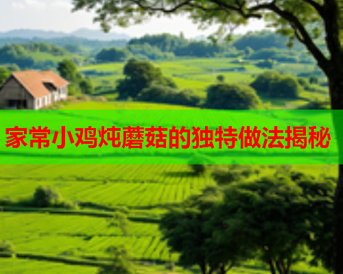家常小鸡炖蘑菇的独特做法揭秘