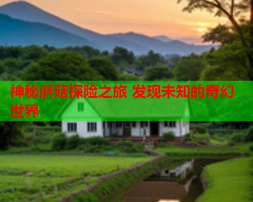 神秘蘑菇探险之旅 发现未知的奇幻世界