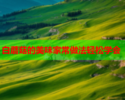 白蘑菇的美味家常做法轻松学会