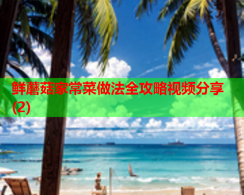 鲜蘑菇家常菜做法全攻略视频分享(2)